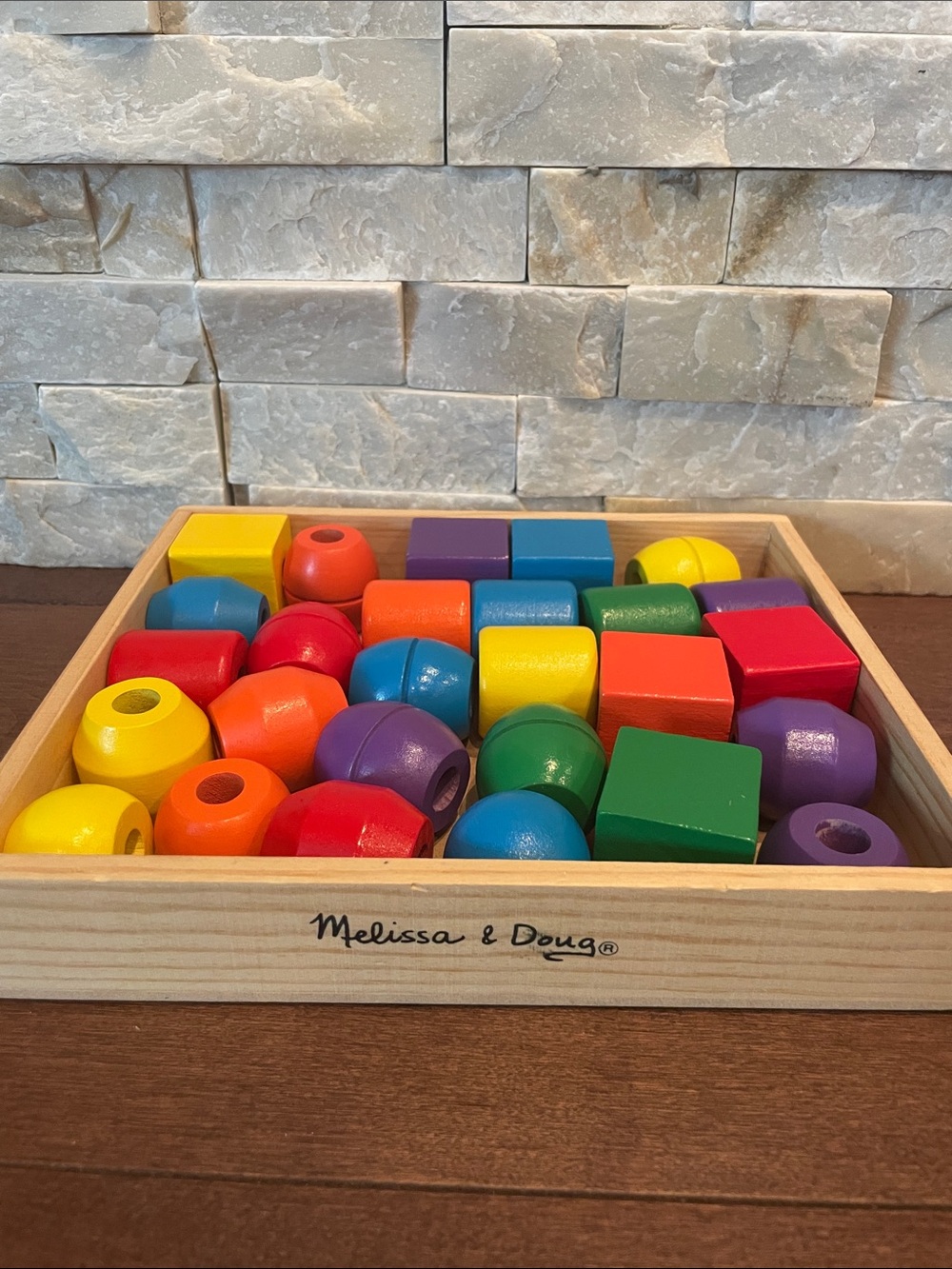 Melissa and Doug Wooden Beads